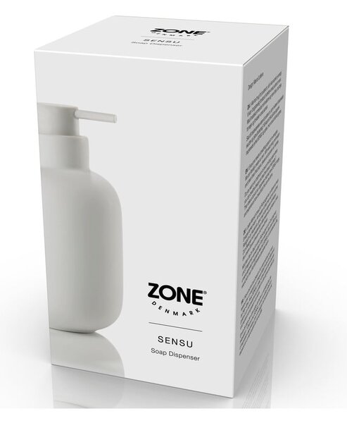 Bijeli dozator sapuna od kamenine 300 ml Sensu – Zone