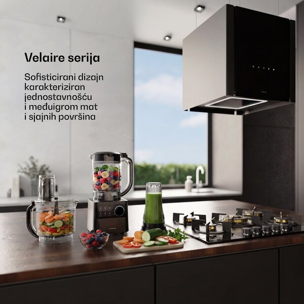 Klarstein Velaire kuhinjski robot s mikserom za miješenje, mućenje i cijeđenje soka 1200 W 2 l kuhinjski robot/mikser 1,75 L