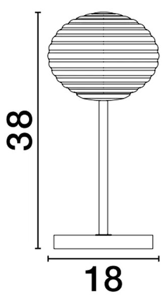ALLEN STOLNA LAMPA E14 /IP20/MATT ZLATNA NL9028850
