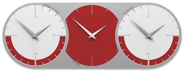 Zidni sat World Clock 3