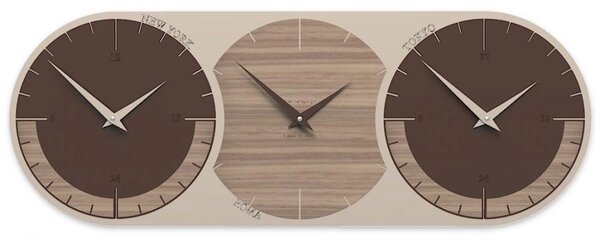 Zidni sat World Clock 3