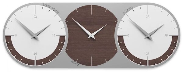 Zidni sat World Clock 3