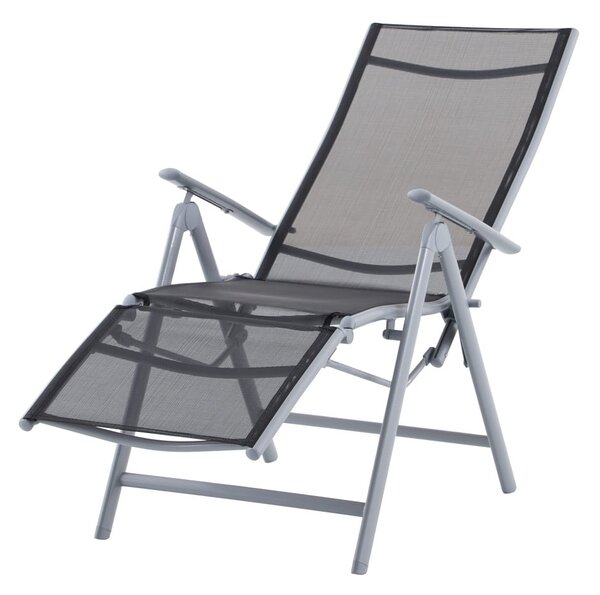 Crna metalna vrtna stolica Ariola – Garden Pleasure