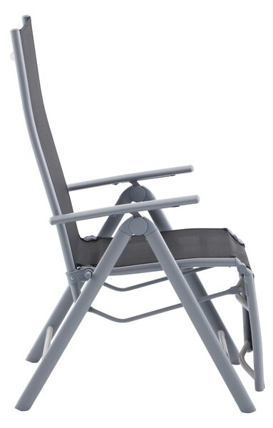 Crna metalna vrtna stolica Ariola – Garden Pleasure