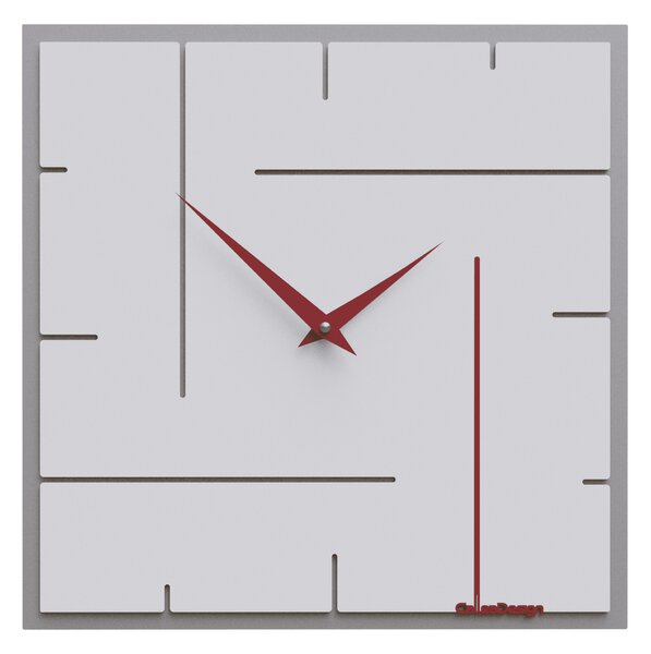 Zidni sat Grid 10 boja