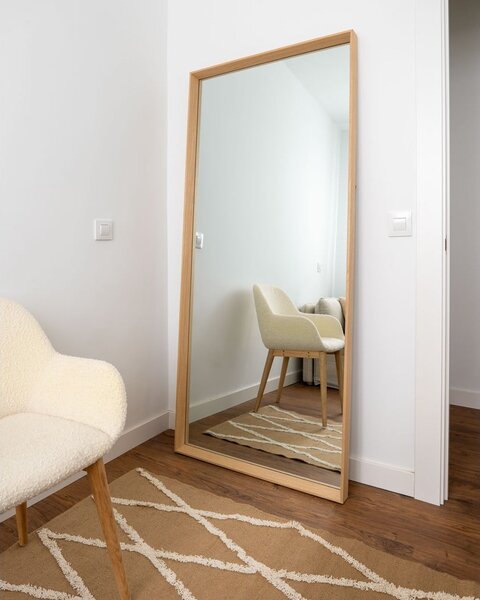 Zidno ogledalo 80x180 cm Nerina Natural – Kave Home