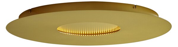 Moderna stropna svjetiljka zlatna 60 cm uklj. LED s mogućnošću prigušivanja u 3 koraka - Morning