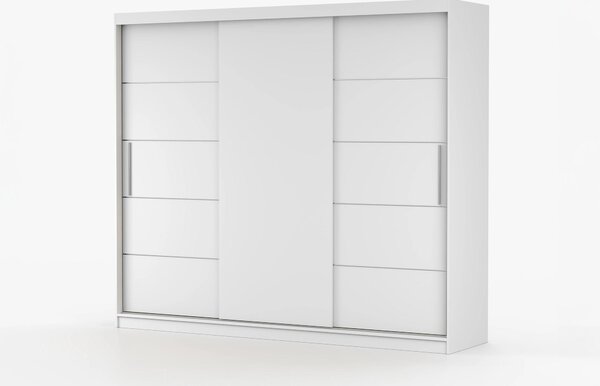 Ormar za garderobu Arrun (bijela + bijela)