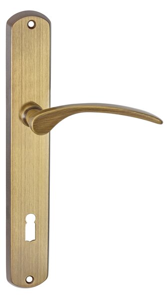 Kvaka Terry light antik zamak / štit ključ, cilindar ili wc Ključ