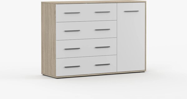Komoda Fresi 2 (bijela + hrast sonoma)