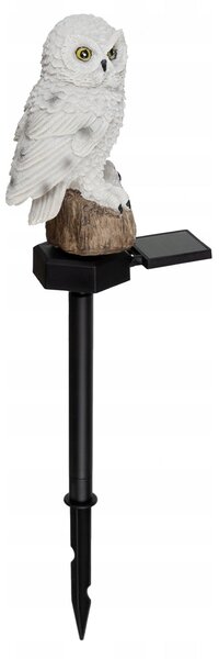 Solarna LED vrtna svjetiljka Bijele sove 43 cm 2W