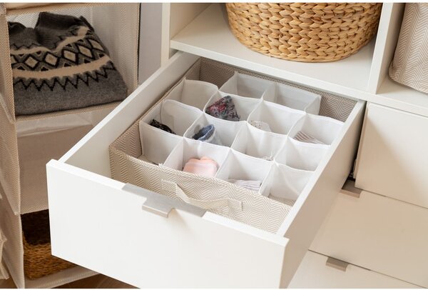 Tekstilni organizator za ladice Nancy – Compactor