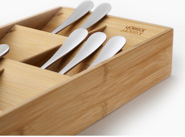 Organizator pribora od bambusa u prirodnoj boji 17,5 x 38 cm DrawerStore – Joseph Joseph