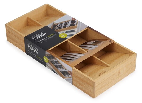 Organizator pribora od bambusa u prirodnoj boji 17,5 x 38 cm DrawerStore – Joseph Joseph