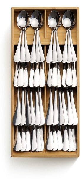 Organizator pribora od bambusa u prirodnoj boji 17,5 x 38 cm DrawerStore – Joseph Joseph