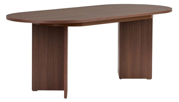 Proširiv blagovaonski stol s dodatnom pločom u dekoru oraha 90x160 cm Sorell – Kalune Design