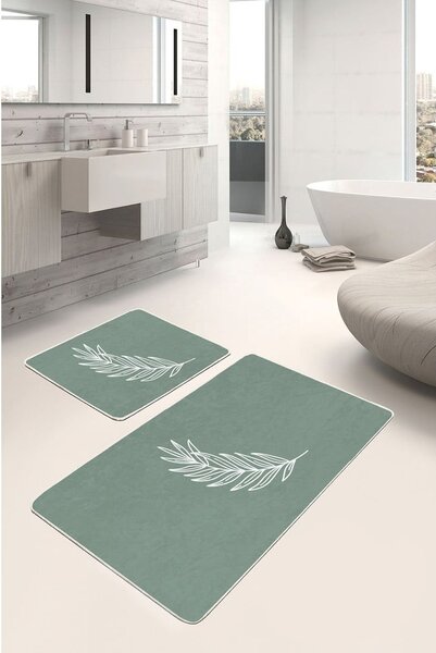 Zelene kupaonske prostirke u setu 2 kom 60x100 cm – Mila Home