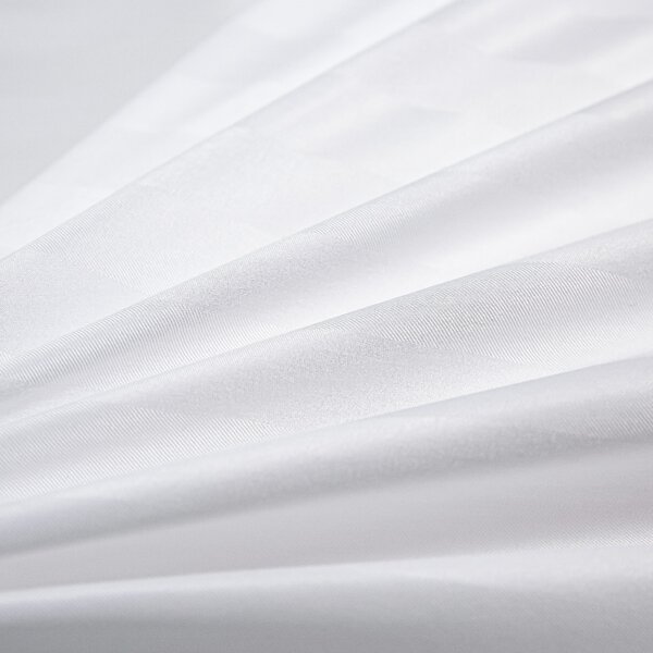 Hotelska posteljina od mikrovlakana JASMINE bijela - pruge 2 cm, hotelski džep Dimenzije posteljine: 70 x 90 cm | 140 x 220 cm