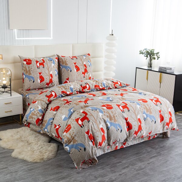 Posteljina od mikrovlakana RED FOX smeđa Dimenzije posteljine: 70 x 90 cm | 140 x 220 cm