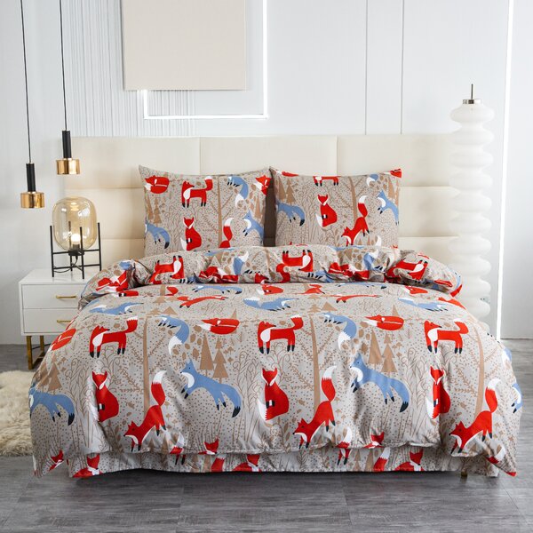 Posteljina od mikrovlakana RED FOX smeđa Dimenzije posteljine: 70 x 90 cm | 140 x 220 cm