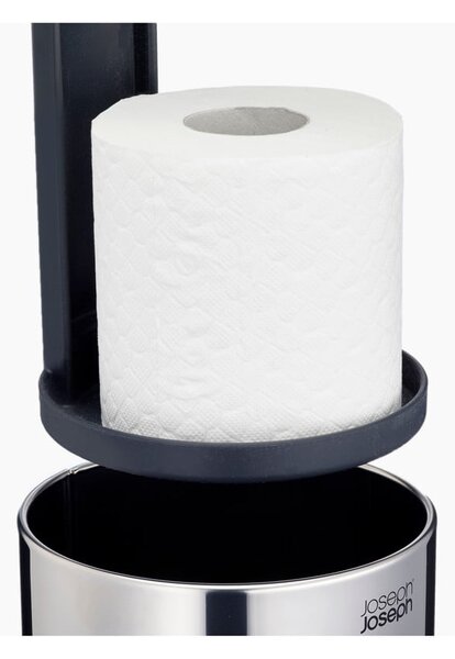 Metalni držač za WC papir u srebrnoj boji Luxe – Joseph Joseph
