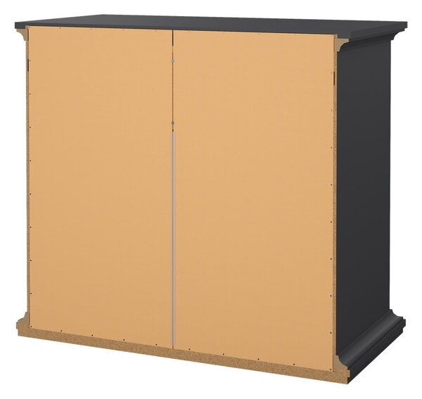 Siva niska komoda 96x87 cm Paris – Tvilum