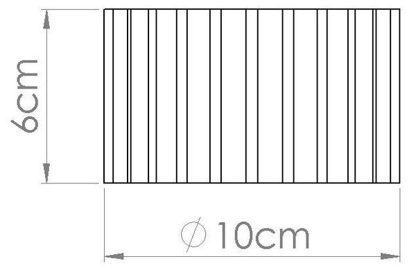 Metalni reflektor boje terakote ø 10 cm Zora – Sollux