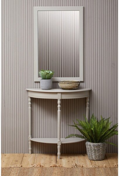 Bež pomoćni stol od masivnog bora 30x80 cm Heritage – Premier Housewares