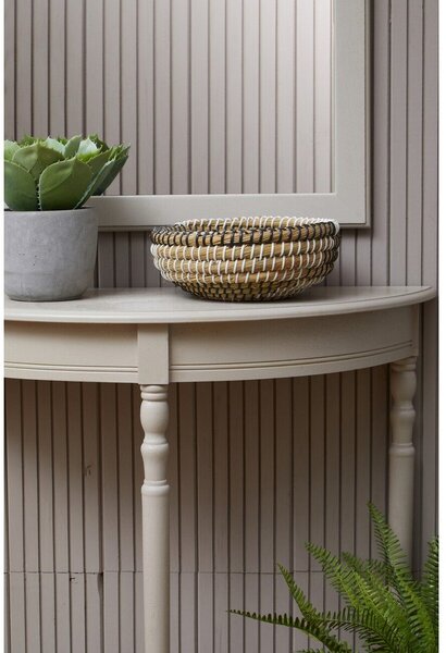 Bež pomoćni stol od masivnog bora 30x80 cm Heritage – Premier Housewares