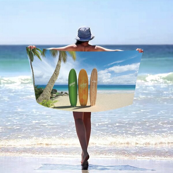 Ručnik za plažu uz plažu i surfanje Širina: 100 cm | Duljina: 180 cm