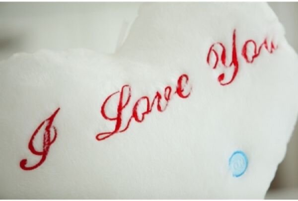 I Love You led jastuk u obliku srca koji mijenja boje
