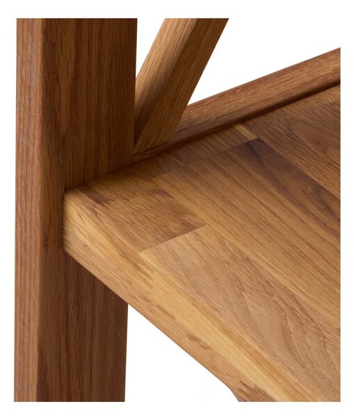 Regal od punog hrasta u prirodnoj boji 70x161 cm X-Shelf – Unique Furniture