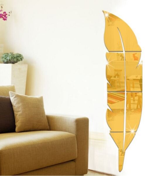 Zrcalna naljepnica za zid 120cm
