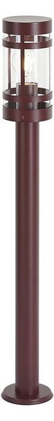 Moderna vanjska svjetiljka tamnocrvena 80 cm IP44 - Gleam