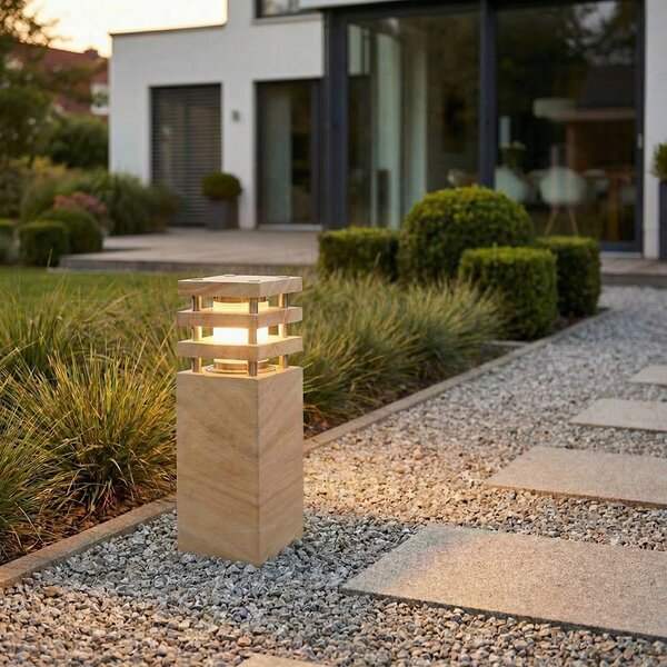 Moderna vanjska podna lampa pješčanik 40 cm - Grumpy