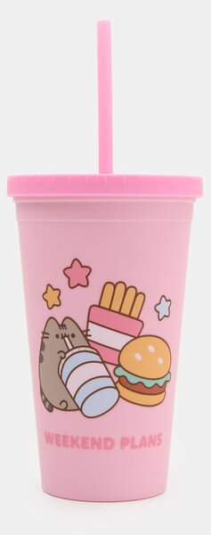 Sinsay - Šalica s poklopcem i slamkom Pusheen the Cat